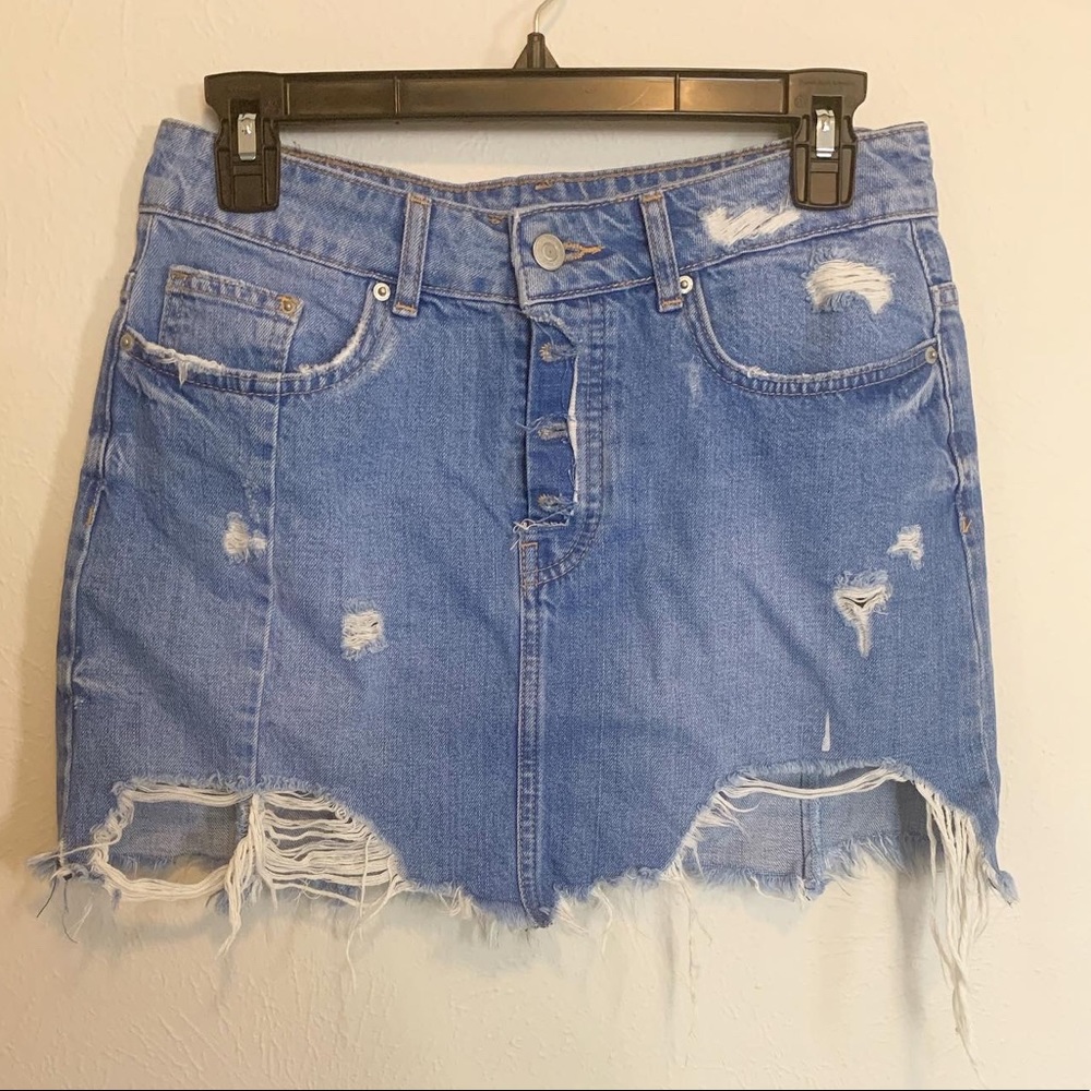 Zara Distress Skirt